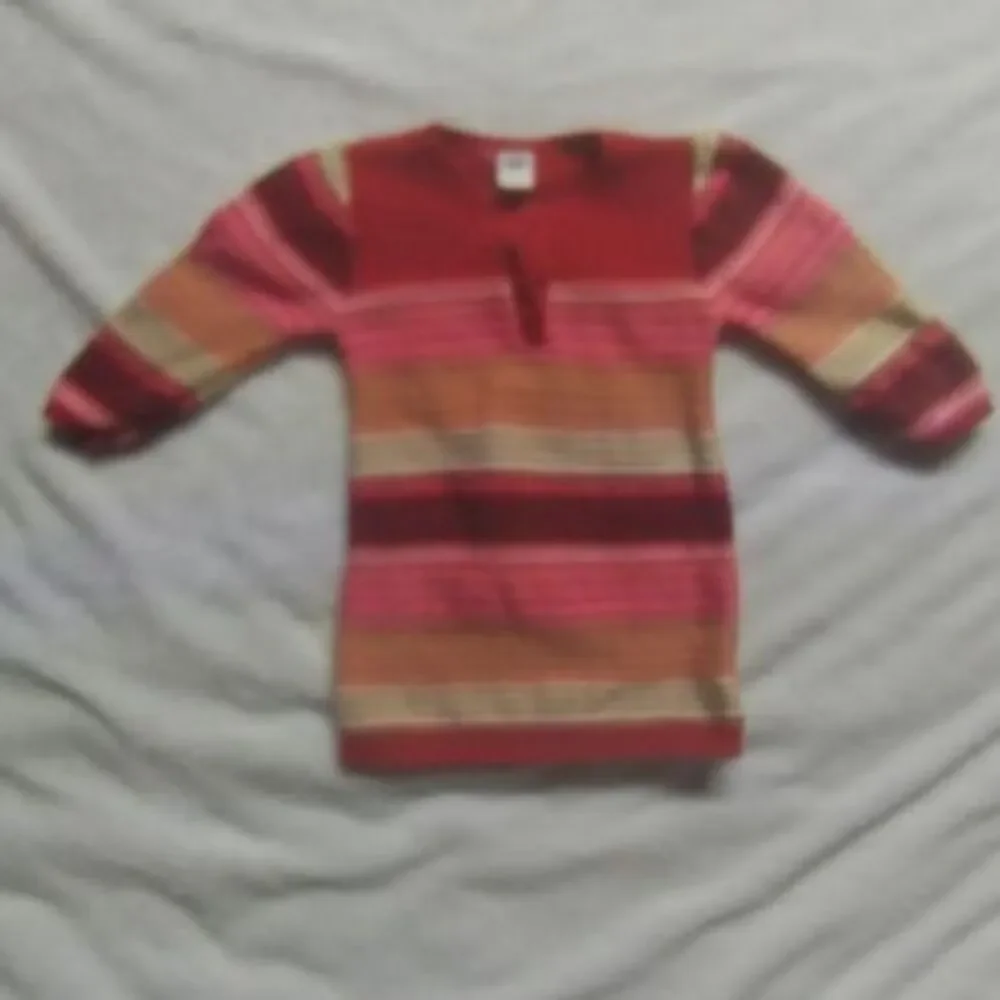 Old Navy Size 6-12 Months Long Sleeve Multi Pinks/Red's Colored Sweater‎ Dress